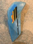 Yamaha Tri Moto YTM225DX Oem Right Side Gas Tank Cover Blue. Fixed Price $80.00.
