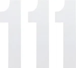 Factory Effex 6" Standard Number #1 White 3-PACK. Fixed Price $8.93.