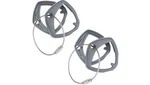 Show Chrome Snap-on Key Covers Gray #41-182E Can-am F3/SPYDER Rt. Fixed Price $23.78.