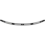 Memphis Shades Stainless Steel Windshield Trim - Black MEB0974. Fixed Price $69.95.