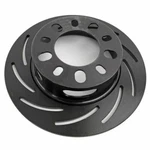 Strange-stg B2793 Brake Rotor Slotted Steel Black Left Rear 2.225 In. Offset. Fixed Price $213.11.