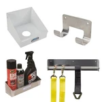 Show Car Trailer Wall Accessories Kit W/ Top Strap Hanger. Fixed Price $123.99.