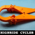 1371 01 Harley-davidson Electra Glide Alloy Art Fairing Support Bracket. Fixed Price $40.00.