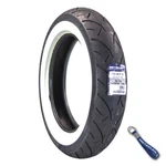 Metzeler 888 Marathon Ultra White Wall 130/90-16 Rear Tire With Keychain. Fixed Price $257.06.