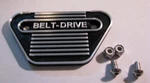 Harley Fxr Belt Drive Side Frame Cover Badge Plate Stainless Hardware - Grimm's. Fixed Price $65.00.