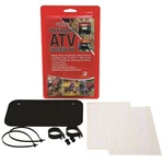 Hardline Products 2341B - Pvc Plastic Black License Plate Kit For Atv. Fixed Price $15.59.