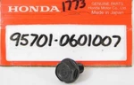 New Genuine Honda Factory 6X10 Flange Bolt Hardware Part Oem 95701-0601007 Nos. Fixed Price $9.76.
