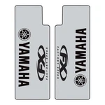 Factory Effex Yamaha Clear Upper Fork Shield Stickers Black 06-38206. Fixed Price $16.59.