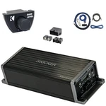 Kicker KEY200.4 200W 4-CHANNEL Full-range Amplifier, Remote, Kit, Quick Connect. Fixed Price $449.97.