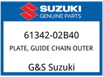 Suzuki Oem Part 61342-02B40 Plate, Guide Chain Outer. Fixed Price $32.26.