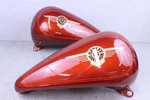 Harley-davidson 1999 Softail Fat Boy Gas Tank Fuel Aztec Orange Evo 61263-99ZE. Fixed Price $695.00.