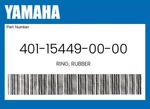 Yamaha Genuine Ring, Rubber 401-15449-00-00. Fixed Price $29.22.