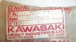 Kawasaki Oem New Chain 58041-012 F7 B D #0297. Fixed Price $39.99.