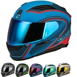 Gmax FF-98 Aftershock Full Face Helmet With Rear Led Light. Fixed Price $188.96.
