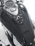 Mustang Fits 10-14 Honda VT1300C Cruiser Tank Bib W/studs Black. Fixed Price $105.00.