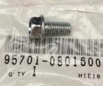 Qty 2 New Genuine Honda 95701-0801600 Bolt. Fixed Price $10.35.