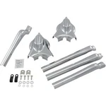 Kuryakyn 7815 Chrome Swingarm Covers/phantom For 08-17 Softail. Fixed Price $187.99.