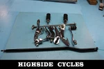 1448 03 Harley-davidson Dyna Foot Shifter Brake Rod Linkage Peg Brackets. Fixed Price $180.00.