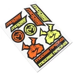 Moose Racing Mx Off-road Agroid Decal/sticker Sheet (yellow/orange). Fixed Price $13.05.