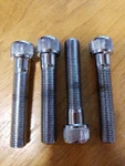 Chrome 3/8"-24 X 2" Socket-head Cap Screw Harley Drag DS-190582 Four Pack. Fixed Price $18.00.