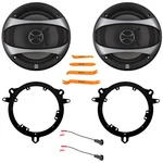 2X Dual Electronics D65SP 6.5" 100W Max 2-WAY Car Speakers, W/harness. Fixed Price $61.99.