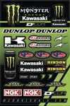 Dcor Decal Sheet Kawasaki Motorcycle Atv/utv Dirt Bike 40-20-117 4320-2227. Fixed Price $25.90.