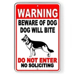 Sign Or Decal Beware Of Dog Will Bite Security Attack Guard Warning Protected. Fixed Price $14.71.