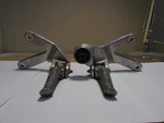 90 Yamaha FZR1000 Left/right Rear Foot Brackets 3GM-2741L-00/3GM-2742L (032). Fixed Price $45.00.