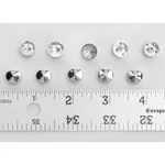 Drag Specialties Chrome 1/4 In. Point Screw Covers 2402-0124. Fixed Price $11.50.