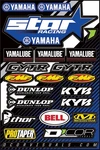 Dcor Universal Decal Sheet Star For Yamaha. Fixed Price $27.40.