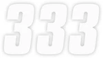 Factory Effex 08-90013 Fx Number White 4". Fixed Price $11.95.