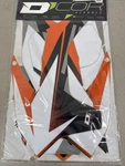 Dcor 9 Ktm Race Complete Graphics Kit White Motorcycle Dirt Bike 20-30-205. Fixed Price $69.99.