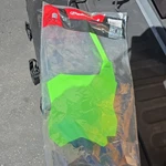 Polisport Flo Green Restyled Front Number Plate 03-07 Kx. Fixed Price $15.00.