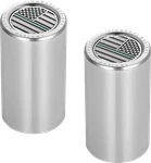 Figurati Designs FD72-DC-2545-SS Docking Covers American Flag Green Line Silver. Fixed Price $24.40.
