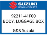 Suzuki Oem Part 92211-41F00 Body,luggage Box. Fixed Price $84.15.