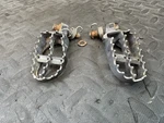 1995- 1999 Honda CR125R CR250R Oem Footrests Pegs Steps Front. Fixed Price $19.99.