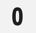 7" Black #0 Pro Number Plate Decal Factory Effex FX02-4340. Fixed Price $24.99.