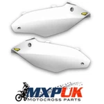2012 Number Boards White Mxpuk Side Panels (985). Fixed Price $50.86.