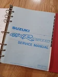 Suzuki GSXR750 Oem 1992-1993 Dealer Service Manual 99500-37071-03E +supplement. Fixed Price $50.00.