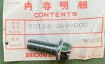 New Genuine Honda 90124-369-000 Bolt, Flange (10X25). Fixed Price $15.06.