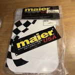 Maier 509891 Universal White Number Plate 10X12 Rectangle Dirt Bike Nos Plastic. Fixed Price $14.99.
