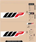 Dcor Suspension Decal Kit Wp Black/white/red. Fixed Price $28.13.