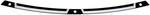 Klock Werks KWW-01-0361 Windshield Trim Flw Black Contrast. Fixed Price $119.95.