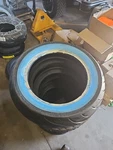 Avon Cobra AV72 150/80/16 White Wall Rear Tire. Fixed Price $179.99.