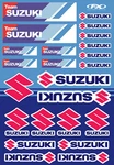 Factory Effex Suzuki Racing Sticker Sheet - Motocross Dirt Bike Offroad Atv. Fixed Price $25.95.