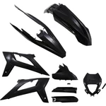 Acerbis Standard Replacement Body Kit - Black Beta 2936260001. Fixed Price $177.28.