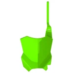 Polisport Number Plate - Restyling Lime Green Fits Kawasaki 8665900010. Fixed Price $41.53.
