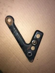 82,83 Honda Ft -500 Step Peg Bracket Stiffener, 50600-MC8-670. Fixed Price $25.00.