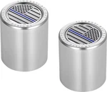 Figurati Designs FD70-DC-2730-SS Docking Hardware Covers American Flag Stainle. Fixed Price $94.95.