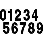 Factory Effex Pro Number Black 8" 02-4363. Fixed Price $12.97.